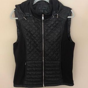 White House Black Market Hooded Vest